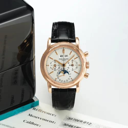 Patek Philippe Perpetual Calendar Chronograph 3970 Rose Gold 3970ER-012 — фото часов Patek Philippe Perpetual Calendar Chronograph 3970 Rose Gold 3970ER-012 — фото часов