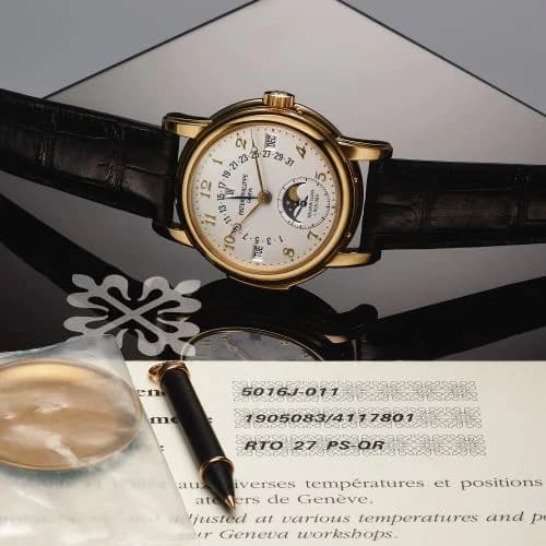 Patek Philippe Tourbillon Minute Repeater Perpetual Calendar 5016 Yellow Gold 5016J-011 — фото часов Patek Philippe Tourbillon Minute Repeater Perpetual Calendar 5016 Yellow Gold 5016J-011 — фото часов