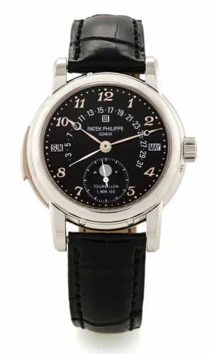 Patek Philippe Tourbillon Minute Repeater Perpetual Calendar 5016 Platinum / Black Breguet 5016P-001