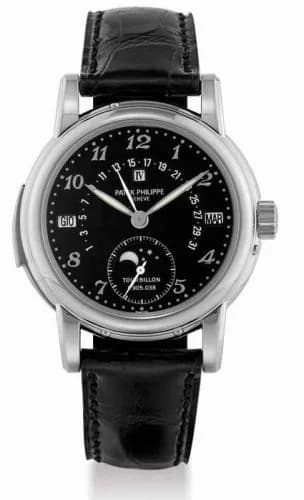 Patek Philippe Tourbillon Minute Repeater Perpetual Calendar 5016P Black Luminous 5016P-001L — фото часов Patek Philippe Tourbillon Minute Repeater Perpetual Calendar 5016P Black Luminous 5016P-001L — фото часов