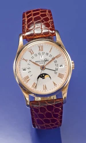 Patek Philippe Perpetual Calendar 5050 Rose Gold / Silver Roman 5050R-001