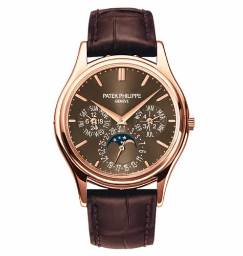 Patek Philippe Perpetual Calendar 5140 Rose Gold Brown 5140R-001 — фото часов Patek Philippe Perpetual Calendar 5140 Rose Gold Brown 5140R-001 — фото часов