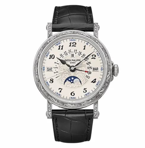 Patek Philippe Perpetual Calendar 5160 White Gold / Silver 5160/500G-001