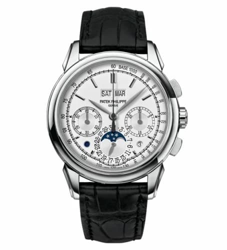 Patek Philippe Perpetual Calendar Chronograph 5270 White Gold / Tachymeter Double Chin 5270G-013 — фото часов Patek Philippe Perpetual Calendar Chronograph 5270 White Gold / Tachymeter Double Chin 5270G-013 — фото часов