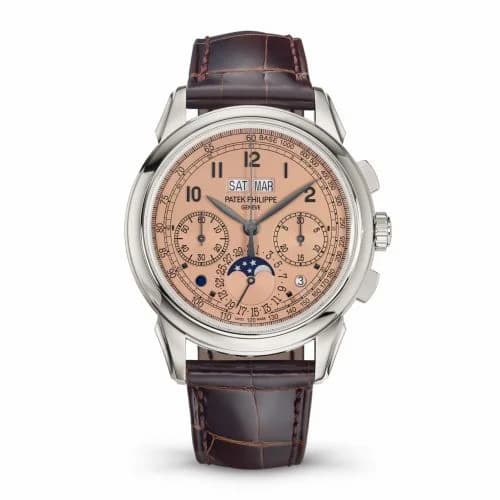 Patek Philippe Perpetual Calendar Chronograph 5270 Platinum / Salmon 5270P-001 — фото часов Patek Philippe Perpetual Calendar Chronograph 5270 Platinum / Salmon 5270P-001 — фото часов