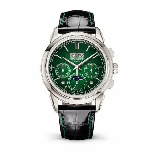 Patek Philippe Perpetual Calendar Chronograph 5270 Platinum / Green 5270P-014