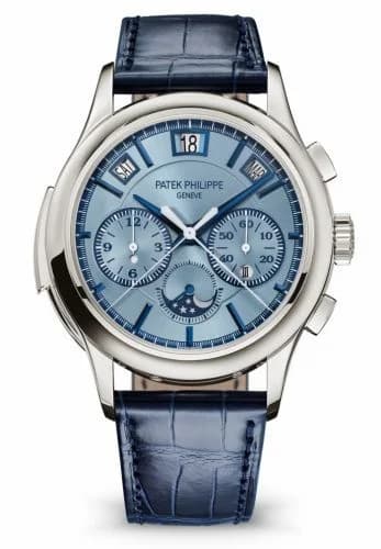Patek Philippe Minute Repeater Split-Seconds Chronograph Perpetual Calendar White Gold / Ice Blue 5308G-001