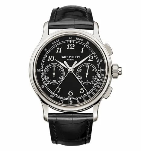 Patek Philippe Split-Seconds Chronograph 5370 Platinum / Black 5370P-001