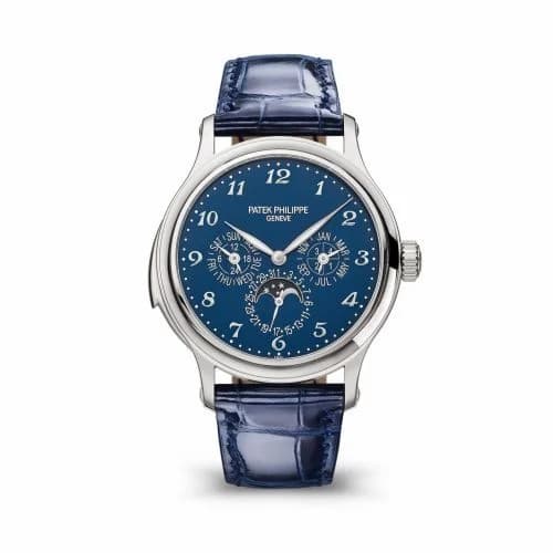 Patek Philippe Minute Repeater Perpetual Calendar 5374 White Gold / Blue 5374G-001