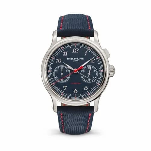 Patek Philippe Monopusher Chronograph 5470 Platinum / Blue 5470P-001