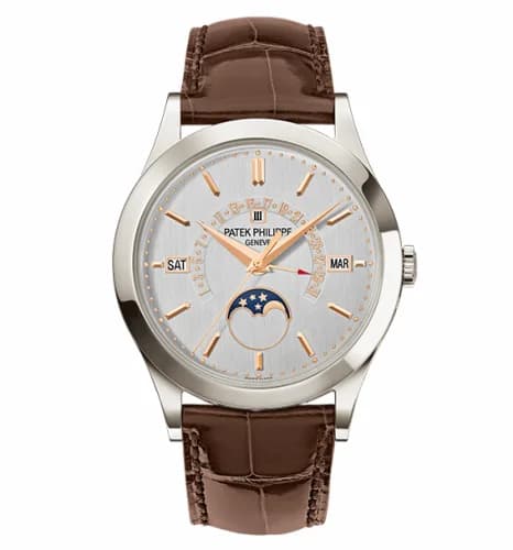 Patek Philippe Perpetual Calendar 5496 Platinum / Silver 5496P-015