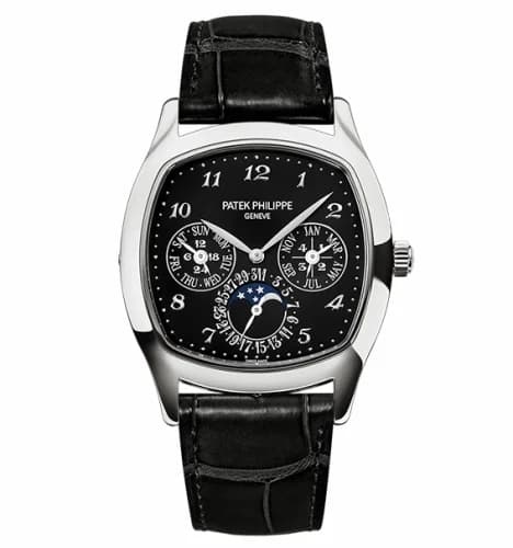Patek Philippe Perpetual Calendar 5940G White Gold / Black 5940G-010 — фото часов Patek Philippe Perpetual Calendar 5940G White Gold / Black 5940G-010 — фото часов