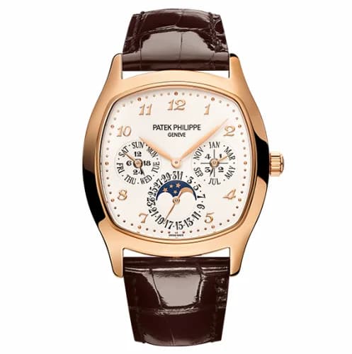 Patek Philippe Perpetual Calendar 5940R Rose Gold / Silver 5940R-001