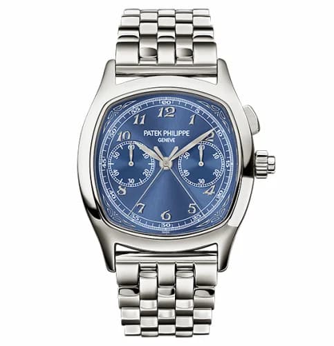 Patek Philippe Split-Seconds Chronograph 5950 Stainless Steel / Blue / Bracelet 5950/1A-010