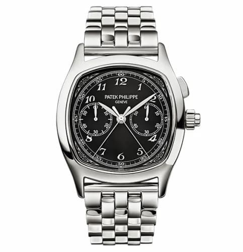 Patek Philippe Split-Seconds Chronograph 5950 Stainless Steel / Black / Bracelet 5950/1A-012