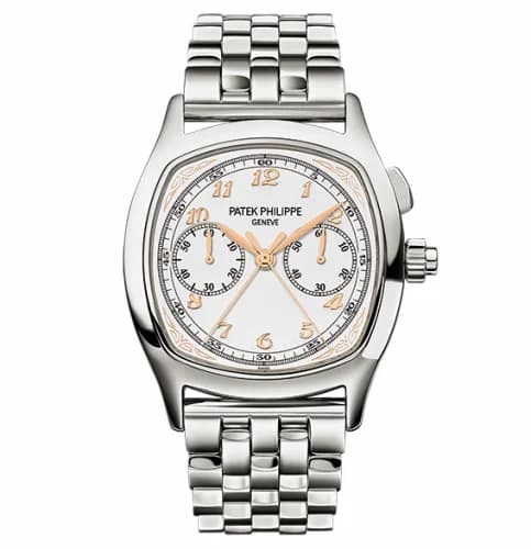 Patek Philippe Split-Seconds Chronograph 5950 Stainless Steel / Silver / Bracelet 5950/1A-013