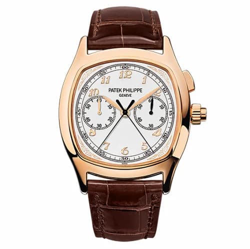 Patek Philippe Split-Seconds Chronograph 5950 Rose Gold / Silver 5950R-001