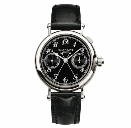 Patek Philippe Split-Seconds Chronograph 5959 Platinum / Black 5959P-011