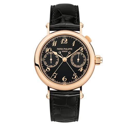 Patek Philippe Split-Seconds Chronograph 5959 Rose Gold / Black 5959R-001