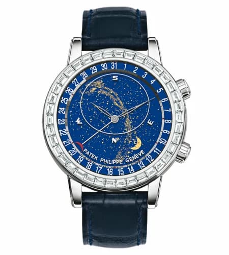 Patek Philippe Celestial 6104 White Gold / Blue 6104G-001