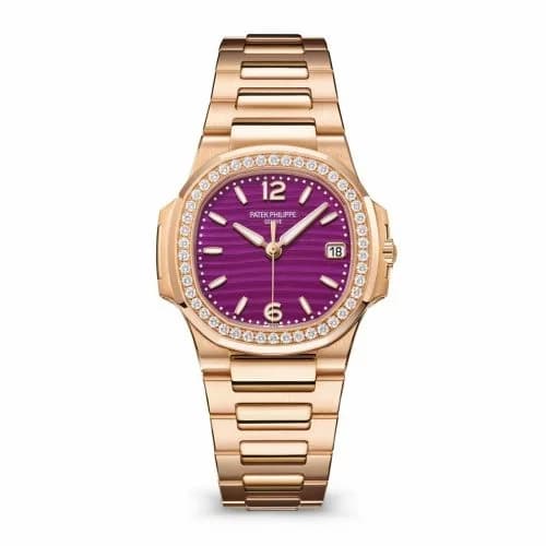 Patek Philippe Nautilus 7010 Rose Gold - Diamond / Purple 010/1R-013 — фото часов Patek Philippe Nautilus 7010 Rose Gold - Diamond / Purple 010/1R-013 — фото часов