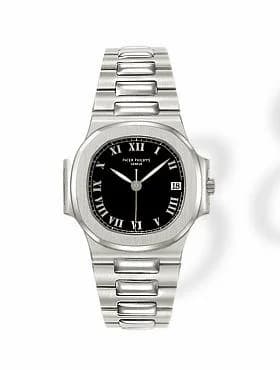 Patek Philippe Nautilus 3800 Stainless Steel / Black - Roman 3800/1A-XII