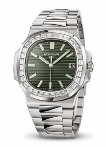 Patek Philippe Nautilus 5711 Stainless Steel - Baguette / Green 5711/1300A-001 — фото часов Patek Philippe Nautilus 5711 Stainless Steel - Baguette / Green 5711/1300A-001 — фото часов