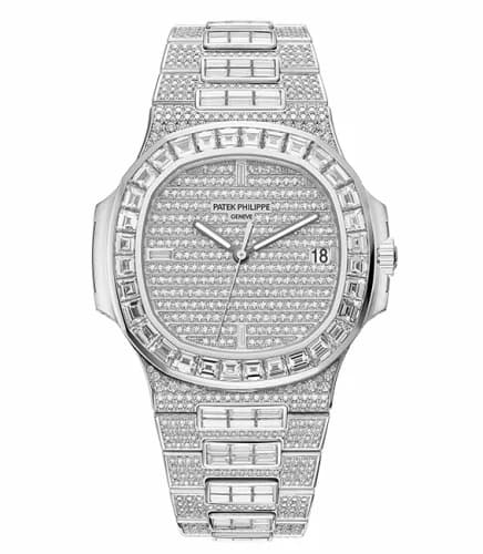 Patek Philippe Nautilus 5719 White Gold / Diamonds 5719/10G-010 — фото часов Patek Philippe Nautilus 5719 White Gold / Diamonds 5719/10G-010 — фото часов