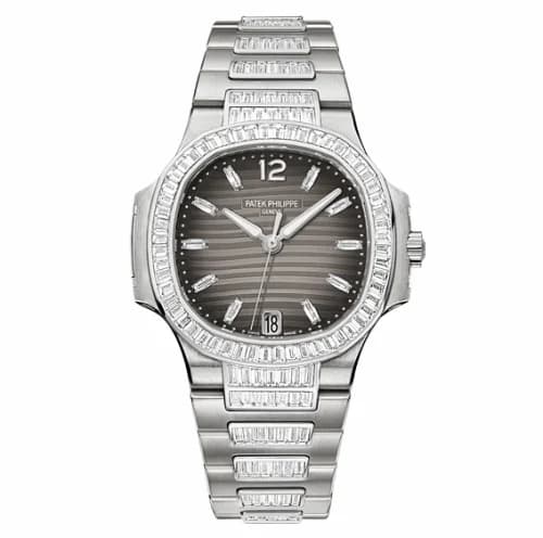 Patek Philippe Nautilus 7014 White Gold / Grey 7014/1G-001 — фото часов Patek Philippe Nautilus 7014 White Gold / Grey 7014/1G-001 — фото часов