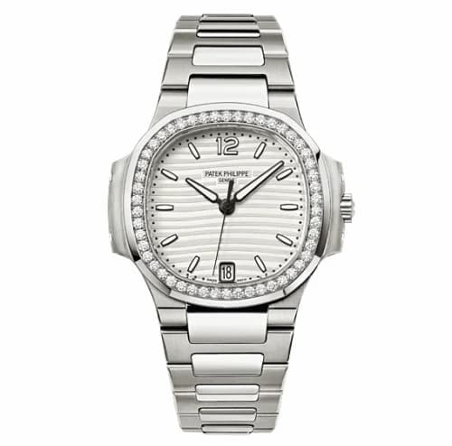 Patek Philippe Nautilus 7018 'Silvery White' Stainless Steel / White 7018/1A-001 — фото часов Patek Philippe Nautilus 7018 'Silvery White' Stainless Steel / White 7018/1A-001 — фото часов