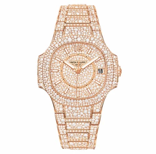 Patek Philippe Nautilus 7021 Rose Gold / Diamond 7021/1R-001 — фото часов Patek Philippe Nautilus 7021 Rose Gold / Diamond 7021/1R-001 — фото часов