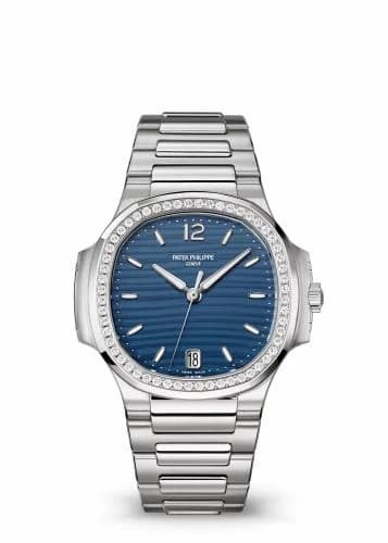 Patek Philippe Nautilus 7118 Stainless Steel - Diamond / Blue 7118/1200A-001 — фото часов Patek Philippe Nautilus 7118 Stainless Steel - Diamond / Blue 7118/1200A-001 — фото часов