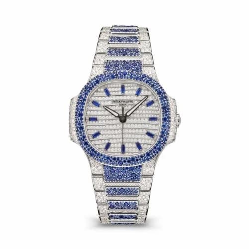 Patek Philippe Nautilus 7118 Haute Joaillerie White Gold - Sapphire 7118/1451G-001