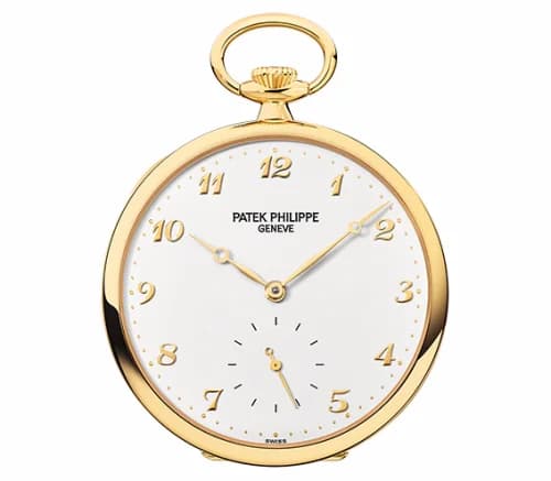 Patek Philippe Pocket Watch Lepine Yellow Gold / White 973J-001