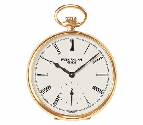 Patek Philippe Pocket Watch Lepine Yellow Gold / White 973J-010