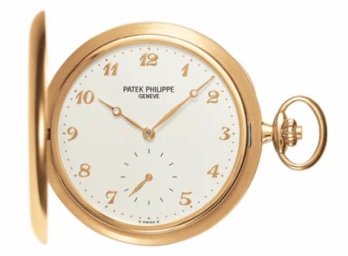 Patek Philippe Pocket Watch Savonette Yellow Gold / Silver 980J-011