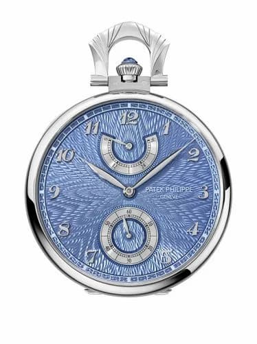 Patek Philippe Pocket Watch Lepine Power Reserve White Gold / Japanese Crane 982/143G — фото часов Patek Philippe Pocket Watch Lepine Power Reserve White Gold / Japanese Crane 982/143G — фото часов