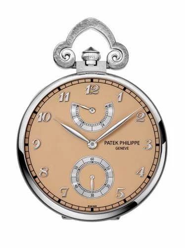 Patek Philippe Pocket Watch Lepine Power Reserve White Gold / Japanese Cherry 982/159G — фото часов Patek Philippe Pocket Watch Lepine Power Reserve White Gold / Japanese Cherry 982/159G — фото часов