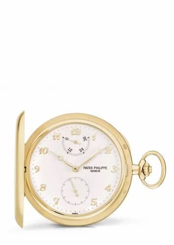 Patek Philippe Pocket Watch Savonette Power Reserve Yellow Gold / Silver 983J-001
