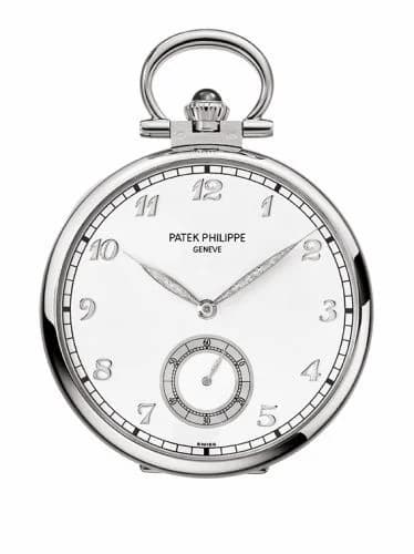 Patek Philippe Pocket Watch Lepine White Gold / View of Geneva 992/152G — фото часов Patek Philippe Pocket Watch Lepine White Gold / View of Geneva 992/152G — фото часов