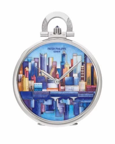 Patek Philippe Pocket Watch Lepine White Gold / Manhattan-Brooklyn 993/101G — фото часов Patek Philippe Pocket Watch Lepine White Gold / Manhattan-Brooklyn 993/101G — фото часов