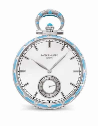 Patek Philippe Pocket Watch Lepine White Gold / Portrait of an Indian 995/107G — фото часов Patek Philippe Pocket Watch Lepine White Gold / Portrait of an Indian 995/107G — фото часов