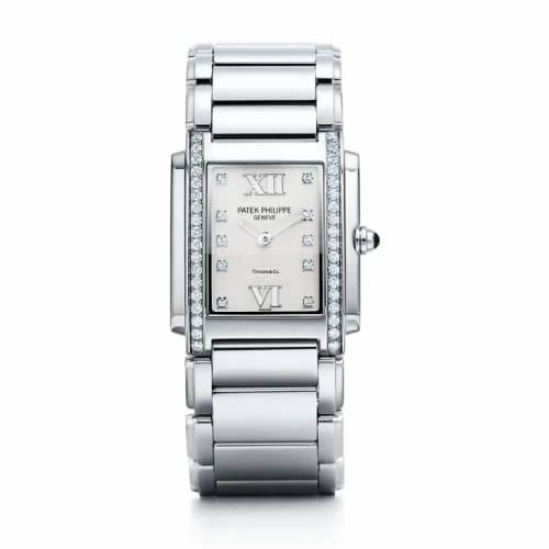 Patek Philippe Twenty~4 4910 Tiffany Stainless Steel / White 4910/10A T — фото часов Patek Philippe Twenty~4 4910 Tiffany Stainless Steel / White 4910/10A T — фото часов