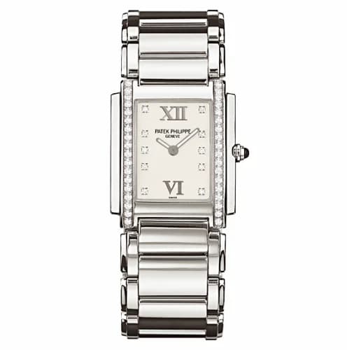 Patek Philippe Twenty~4 4910 Stainless Steel / White 4910/10A-011