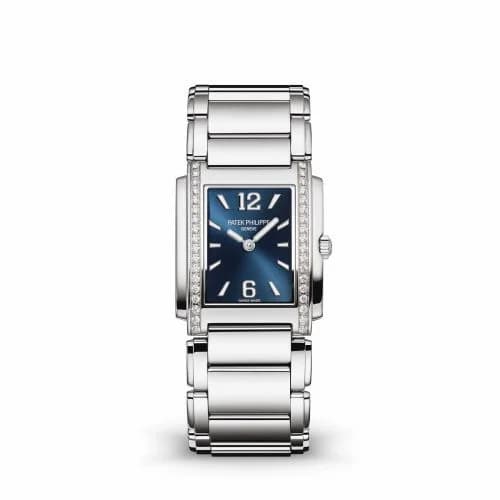 Patek Philippe Twenty~4 Manchette Stainless Steel / Blue 4910/1200A-001 — фото часов Patek Philippe Twenty~4 Manchette Stainless Steel / Blue 4910/1200A-001 — фото часов