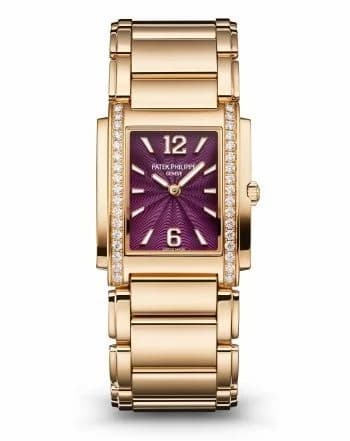 Patek Philippe Twenty~4 Manchette Rose Gold / Purple 4910/1201R-010 — фото часов Patek Philippe Twenty~4 Manchette Rose Gold / Purple 4910/1201R-010 — фото часов