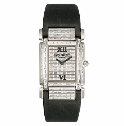 Patek Philippe Twenty~4 4911 White Gold Baguette 4911G-001 — фото часов Patek Philippe Twenty~4 4911 White Gold Baguette 4911G-001 — фото часов