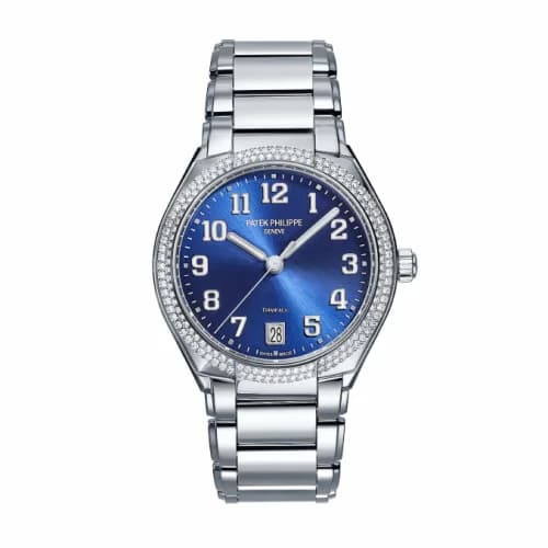 Patek Philippe Twenty-4 Automatic Tiffany Stainless Steel / Diamond / Blue 7300/1200A-001 T