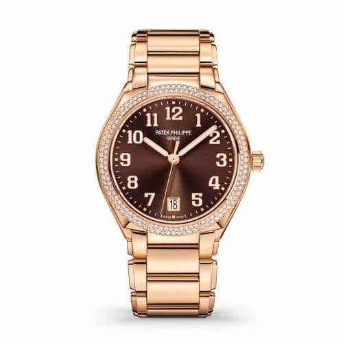 Patek Philippe Twenty-4 Automatic Rose Gold / Diamond / Brown 7300/1200R-001