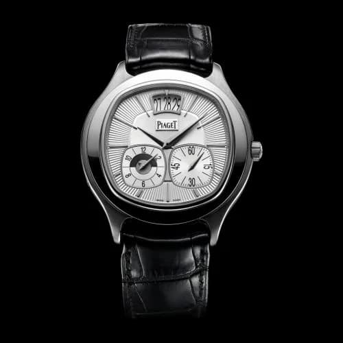 Piaget Emperador Coussin Dual Time Zone White Gold G0A32016